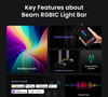 Lampki na biurko nastrojowe z uchwytem na słuchawki RGB Yeelight YLFWD-0021