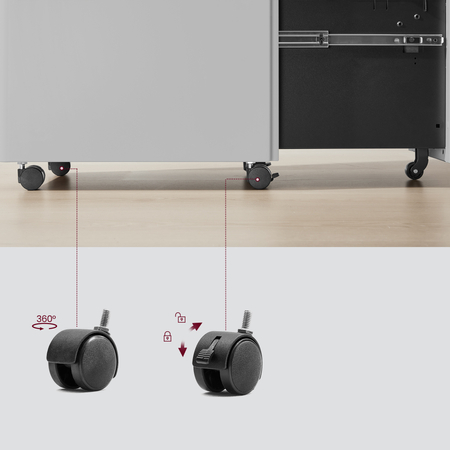 Szafka podbiurkowa kontenerek Spacetronik SPC-150G