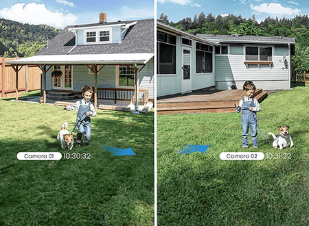 Zestaw SMART kamer Aosu SL-C6S-2H