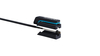 CLICKTRONIC Toslink optisches Kabel + ad. Buchse 2m