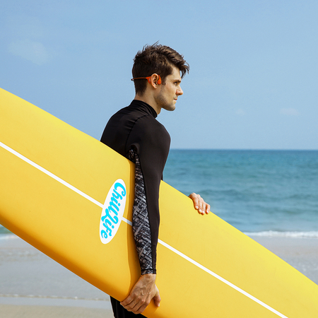 Słuchawki Kostne Wodoodporne Mojawa Run PLUS IP68 Różowe do Pływania na Rower