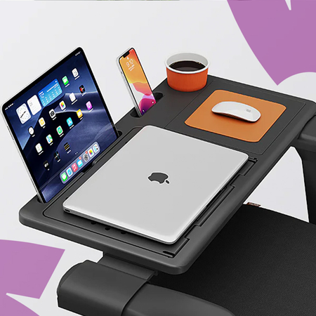 Podstawka do laptopa do krzesła Lumbo A01 Szara Outlet A+ - zdjęcie 2