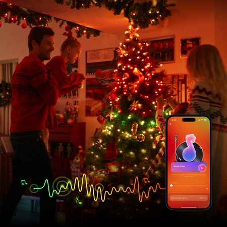 Lampki świąteczne RGBIC 100 LED Smart Yeelight 10m