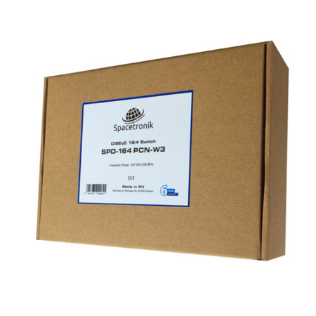 przełącznik DiSEqC Switch 16/4 Spacetronik SPD-164PCN-W3 4xSAT