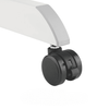 Buddy 03 verstellbarer Rolltisch Weiß