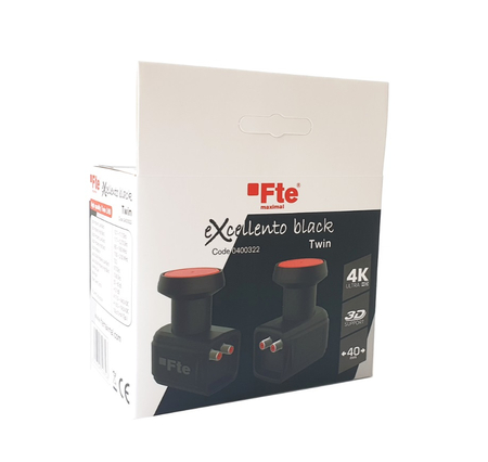 LNB Twin Fte eXcellento Schwarz LTE 01dB