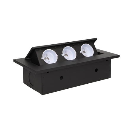 Gniazda wpuszczane w blat 3x 230V ORNO OR-AE-1335/B