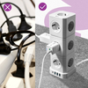Listwa zasilająca 5xAC 3xUSB 1xUSB-C SPS-C02B