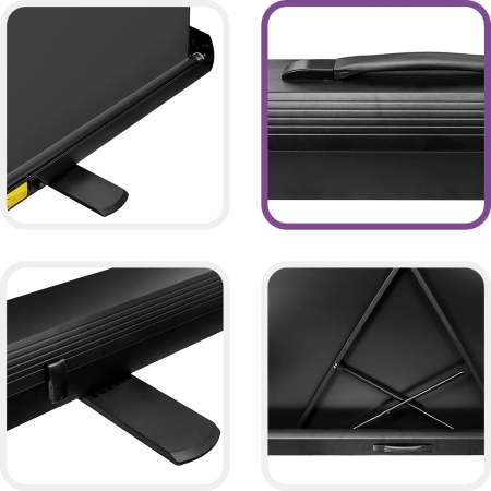 Ekran Projekcyjny Podłogowy Rozwijany 120" 4k 16:9