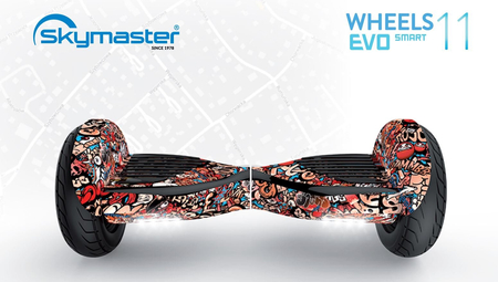Elektryczna deskorolka Skymaster 11" 2wheels EVO Graffiti