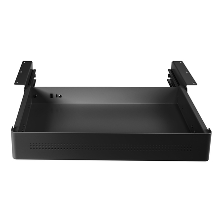 Szuflada podbiurkowa z portami USB Czarna Outlet B