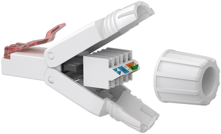Wtyk sieciowy RJ45 beznarzędziowy skręcany CAT 6 UTP nieekranowany Goobay
