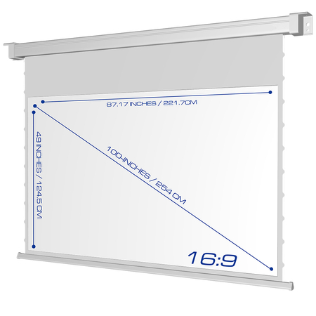 Elektryczny Ekran Projekcyjny SST Ścienny 100"  Outlet C