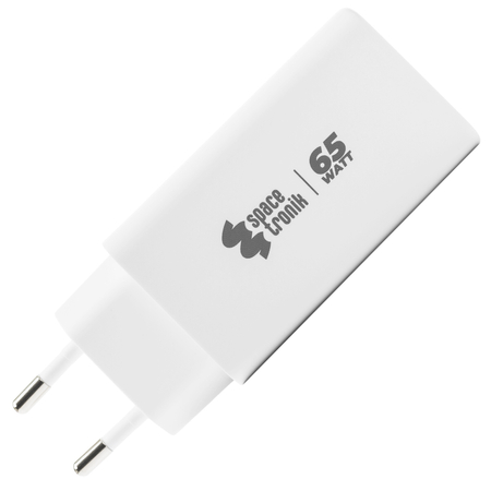 3-in-1 USB-C USB-PD-Schnellladegerät 65W 5A weiß - zdjęcie 2