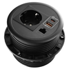 Spacetronik SPS-R1D3W V2 runde Tischsteckdose
