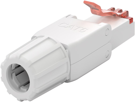 RJ45 8P8C CAT6 UTP verdrillter Netzwerkstecker Goobay