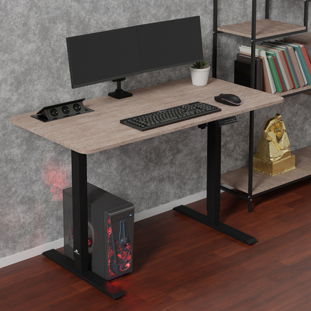 Nogi elektryczne do biurka Spacetronik SPE-121B 80 cm