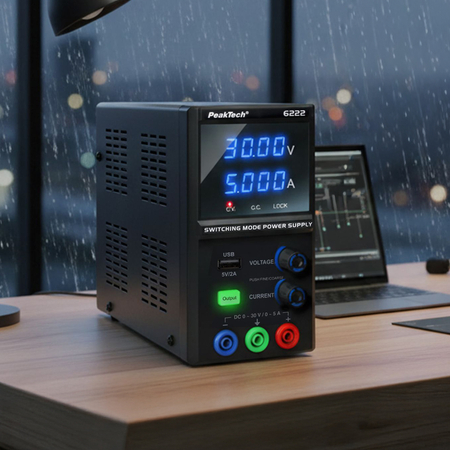 Labor-Netzgerät 30V 10A PeakTech 6226 - zdjęcie 2