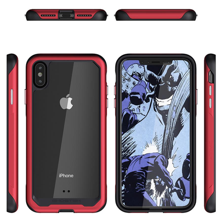 Etui Atomic Slim 2 Apple iPhone Xs Max czerwony - zdjęcie 2