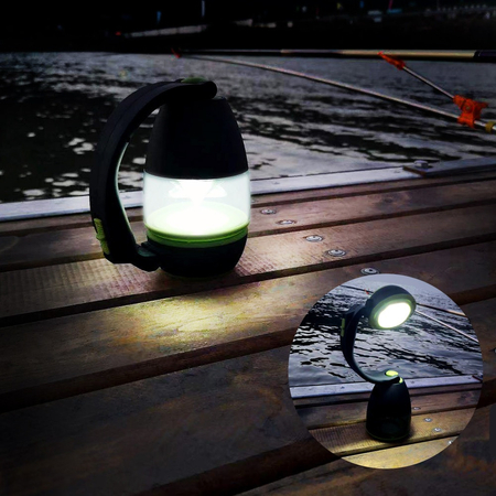 Lampa latarka kempingowa namiotowa wisząca LED RGB Goobay 90lm 3xAAA
