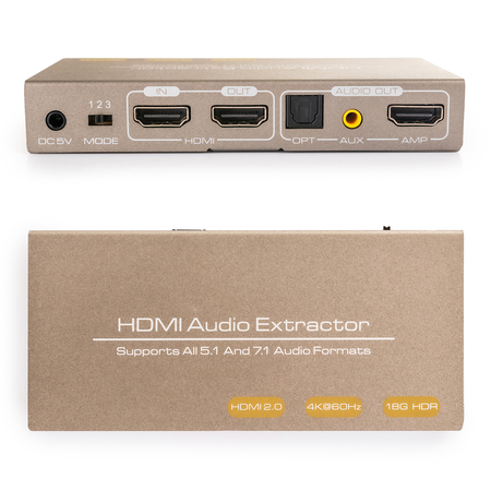 HDMI-HDMI + Audio SPDIF oder R/L Extraktor SPH-AE10 - zdjęcie 2