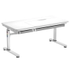 Biurka dla dziecka ręczne Spacetronik XD SPE-X104WW 120x60 cm biały+szary OUTLET