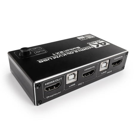 Przełącznik Switch KVM USB + HDMI 2/1 Spacetronik SPH-KVM22