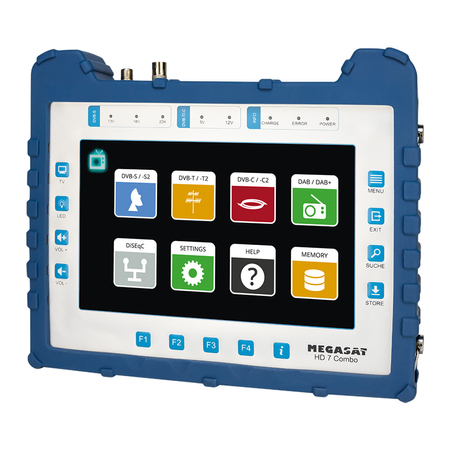 Megasat HD7 Combo DVB-T/T2/S/S2/C/C2/DAB+ Messgerät