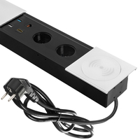 Gniazdo blatowe rozsuwane indukcyjna ładowarka HMDI LAN USB Spacetronik SPS-S27S V2