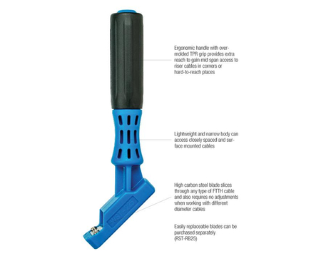 Narzędzie do wycinania okienek dostępowych ściągacz izolacji na kablach FTTH i mikrorurkach 8-14mm WST-225 JONARD TOOLS