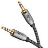Audiokabel Jack 35mm x2 Goobay Plus TEXTIL 1m
