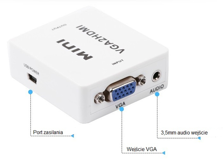 VGA + Audio zu HDMI Konverter SPVA-H01