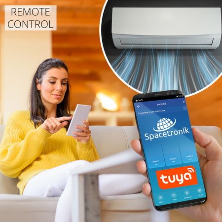 Uniwersalny pilot zdalnego sterowania IR 433MHz z WiFi Smart Life Tuya Spacetronik SL-IR31-2