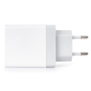 Podróżna Ładowarka sieciowa USB-C PD i USB Szybkie Ładowanie 17W Biała Spacetronik SPC-01W