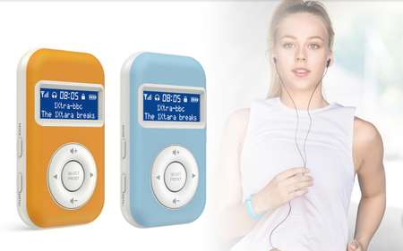 Przenośne kieszonkowe Radio DAB+ FM z ekranem LCD wbudowanym akumulatorem