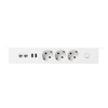 Przedłużacz Podblatowy do Biurka Listwa Zasilajaca USB RJ45 CAT.6 USB Spacetronik SPSU38W_V2