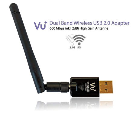 VU+ WiFi-Adapter 600mbps 24 GHz 5GHz - zdjęcie 2