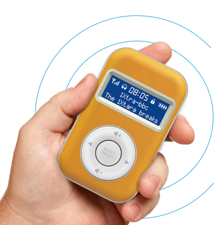 Przenośne kieszonkowe Radio DAB+ FM z ekranem LCD wbudowanym akumulatorem