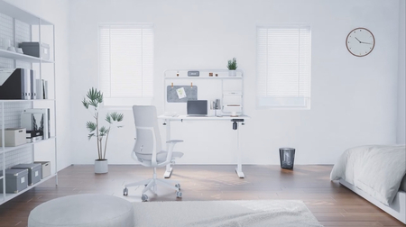 ECO Półka nad biurko bez wiercenia Spacetronik SPB-118BB_120