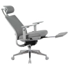 Fotel ergonomiczny biurowy 5D z podnóżkiem Spacetronik Albert Szary OUTLET