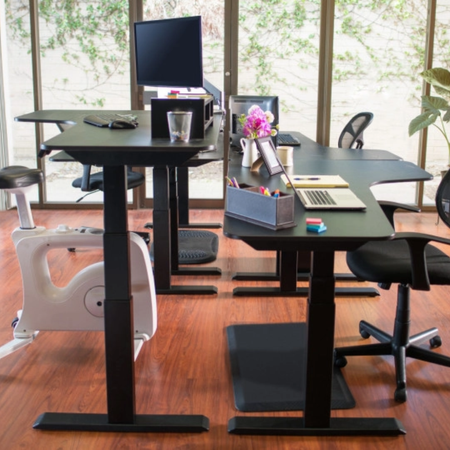 Stelaż do biurka regulowany elektrycznie Spacetronik SPE-114EB - zdjęcie 2