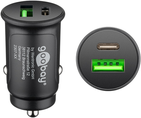 Ładowarka samochodowa USB USB-C PD 27W max. 3A Goobay