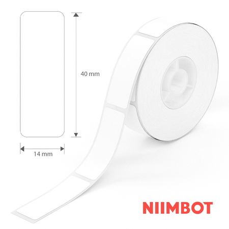 Etykiety seria D Niimbot 14x40mm 155szt przezroczyste - zdjęcie 2