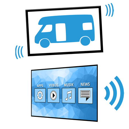 Camping TV Royal IV SMART 24" S2/T/C CI+ H.265