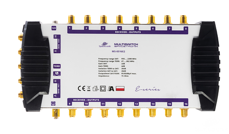 Multiswitch 5/16 Spacetronik E-Series MS-0516E2