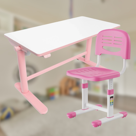 Zestaw biurko elektryczne z krzesłem dla dziewczynki – Spacetronik SPE-X112P - zdjęcie 2