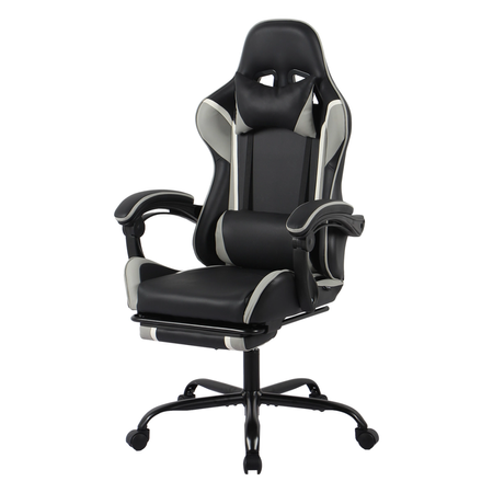 Gamingowe stanowisko Spacetronik RGB z elektryczną regulacją wysokości 136x66