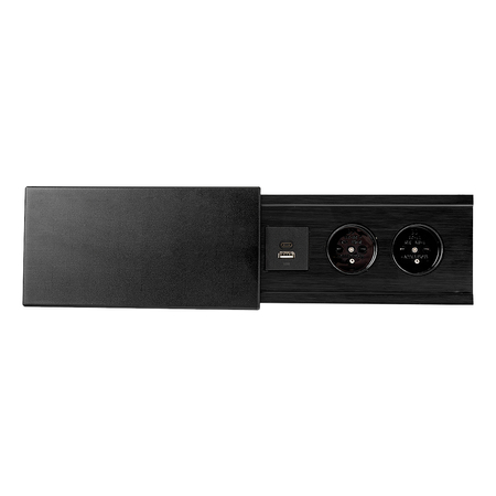 Gniazdo meblowe rozsuwane Spacetronik SPS-S24CB COMPACT