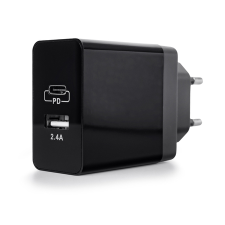 2-in-1 USB-C USB-PD-Schnellladegerät 17W 3,4A SPC-01B - zdjęcie 2