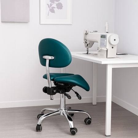 Ergonomiczny hoker regulowany SELLA niebieski - zdjęcie 2